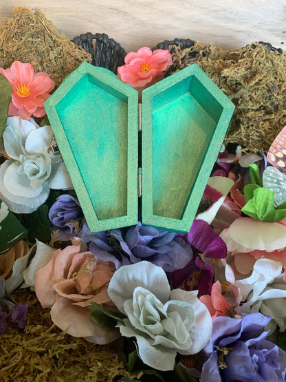 Mini Macabre Coffin Decorative Trinket Box - Jewelry, Trinkets & more